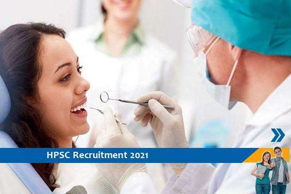 Recruitment for the post of Dental Surgeon in Haryana PSC