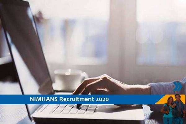 Recruitment of Research Associate in NIMHANS