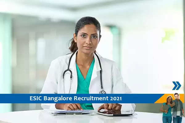 Recruitment to the post of Senior Resident in ESIC Bangalore