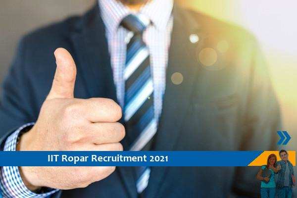 IIT Ropar Recruitment for the post of Technical Assistant