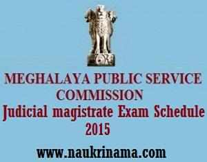 MPSC Judicial magistrate 2015 – Exam Schedule Announced