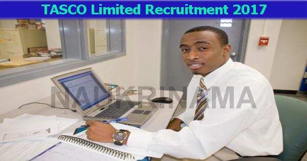 Junior Assistant Job Opening in TASCO Limited