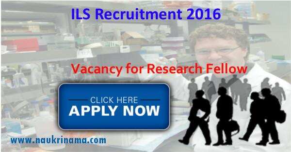 Job Alert- Junior Research Fellow Openings 2016 in ILS