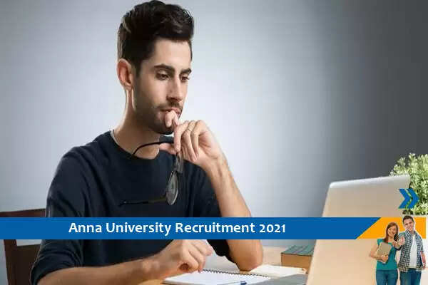 Recruitment for the post of Technical Assistant in Anna University