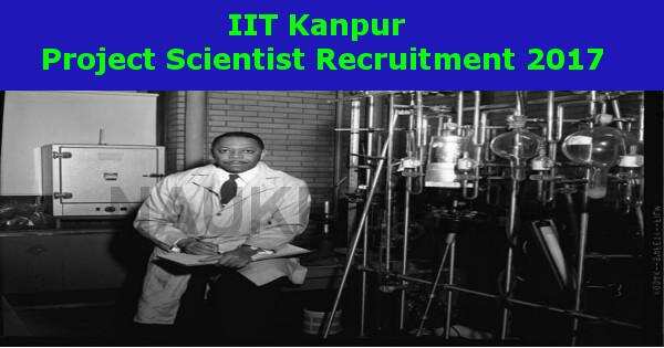 Project Scientist Vacancies in IIT Kanpur