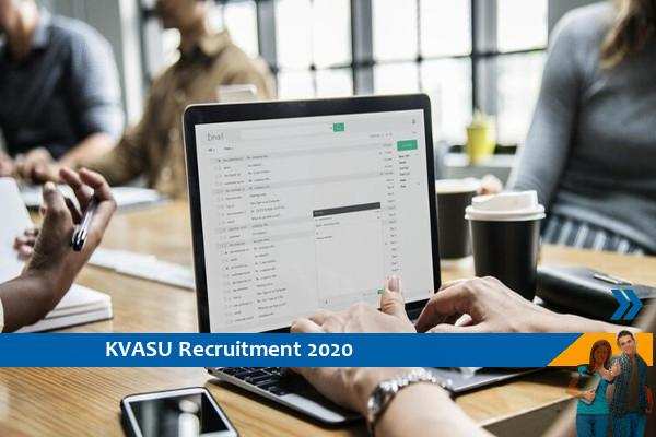 Recruitment to the post of Research Assistant in KVASU