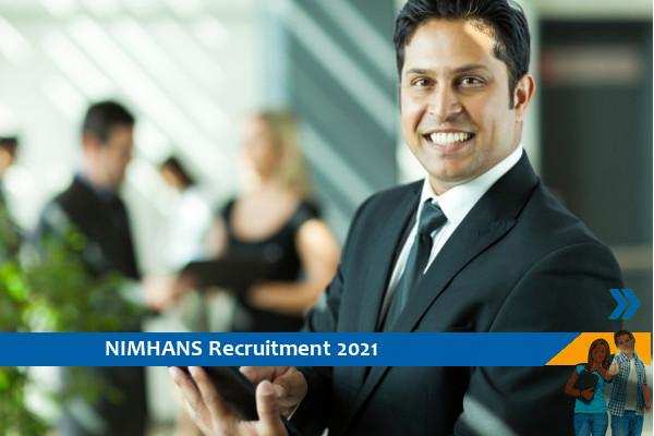 Recruitment of Project Coordinator in NIMHANS