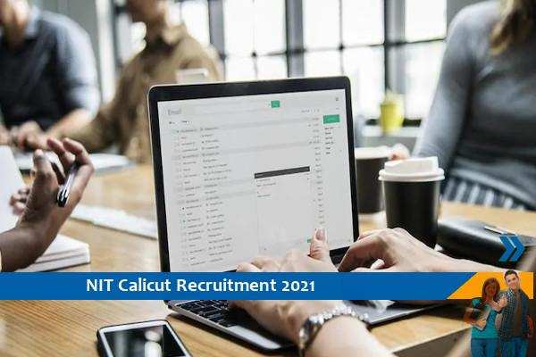 Recruitment for the post of Research Assistant at NIT Calicut