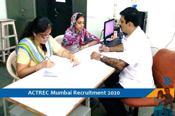 ACTREC Mumbai Recruitment for the post of Medical Social Worker