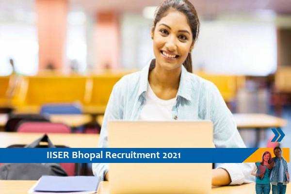 IISER Bhopal Recruitment for the post of Project Office Assistant