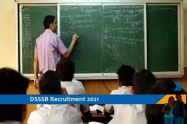 Recruitment in the positions of Trained Graduate Teacher in DSSSB