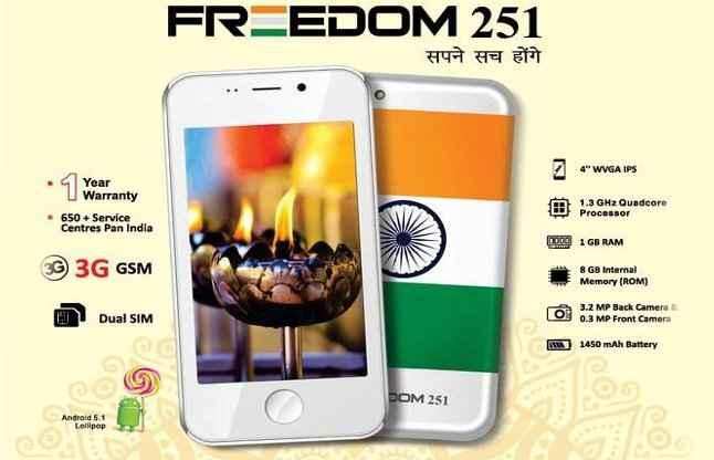 15 amazing facts you would like to know about Freedom 251 3G smartphone