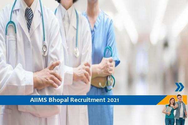 Recruitment to the post of Senior Resident in AIIMS Bhopal