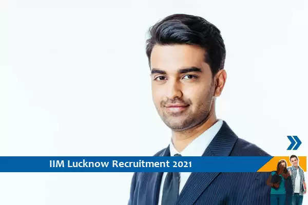 Recruitment to the post of Manager in IIM Lucknow