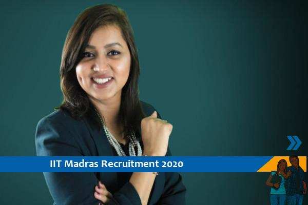 IIT Madras Recruitment for Project Manager