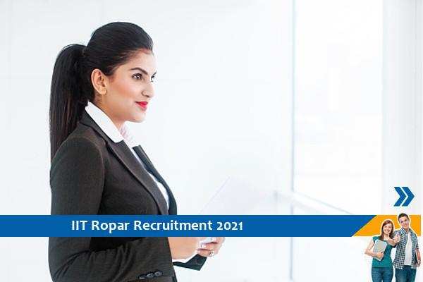 IIT Ropar Recruitment for the post of Executive Assistant