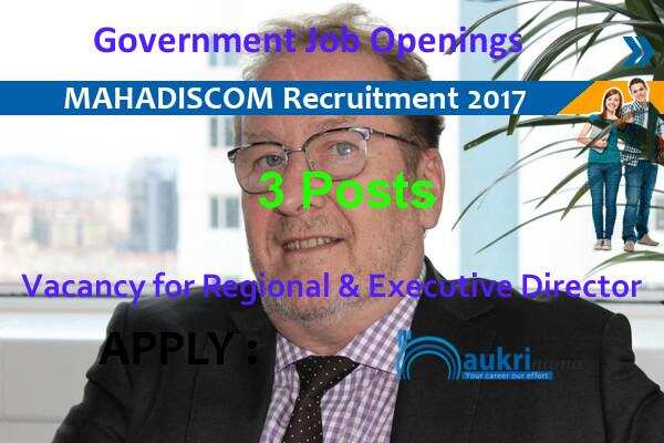 Regional and Executive Director Jobs in MAHADISCOM
