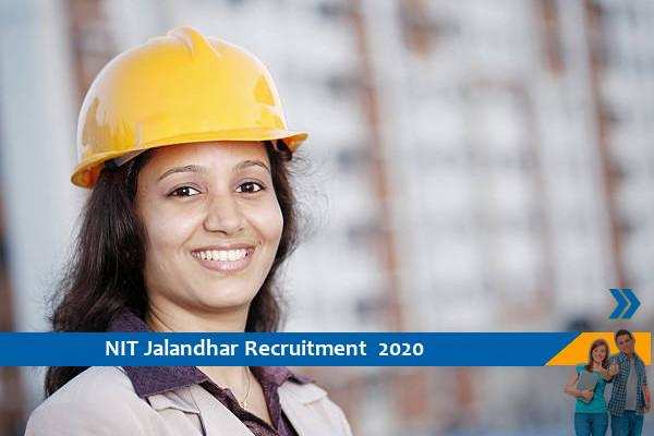 NIT Jalandhar Recruitment for the post of Technical Assistant and Junior Engineer