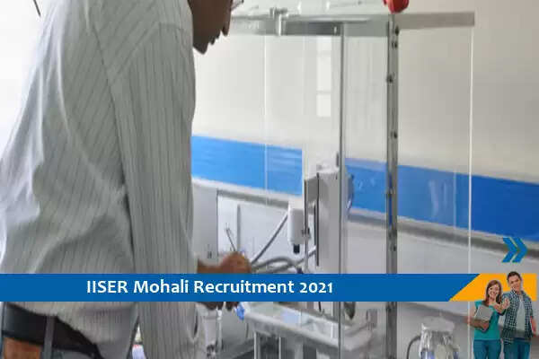 IISER Mohali Recruitment for the post of Project Assistant