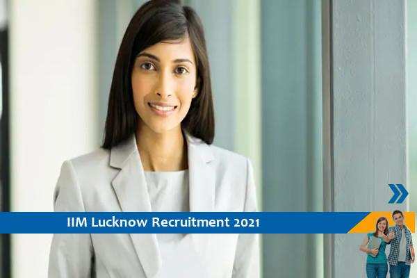 Recruitment to the post of General Manager at IIM Lucknow