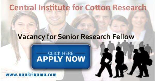 Job Alert- CICR Nagpur Senior Research Fellow Openings 2016