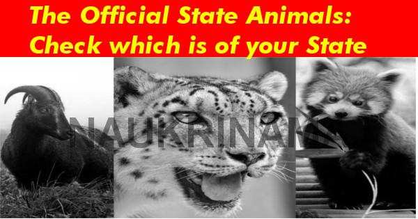 List of Official State Animals of India, Check which is of your State