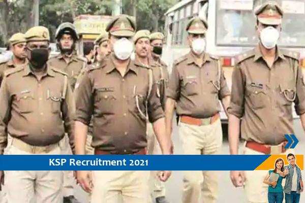 Recruitment to the post of Police Sub Inspector in KSP