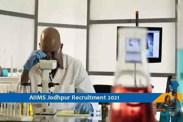 Recruitment for the post of Research Scientist in AIIMS Jodhpur
