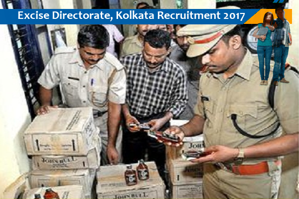 Excise Directorate, Kolkata Job for Sub Inspector/ Lady Sub Inspector