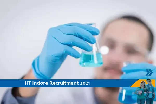 Recruitment for the post of Research Associate in IIT Indore