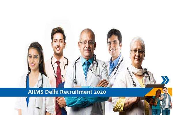Recruitment of Junior Resident posts in AIIMS Delhi