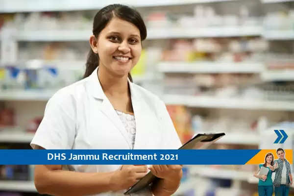 Recruitment to the post of Junior Pharmacist in DHS Jammu