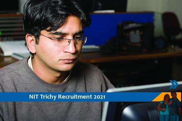 NIT Trichy Recruitment to the post of Manager and Data Entry Operator