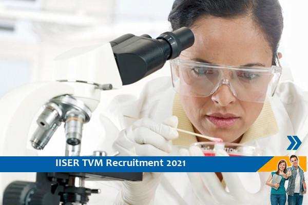Recruitment for the post of Research Associate in IISER TVM