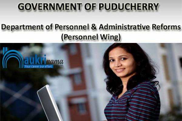 Govt of Puducherry DPAR    Recruitment for the post of   Stenographer       , Apply Now