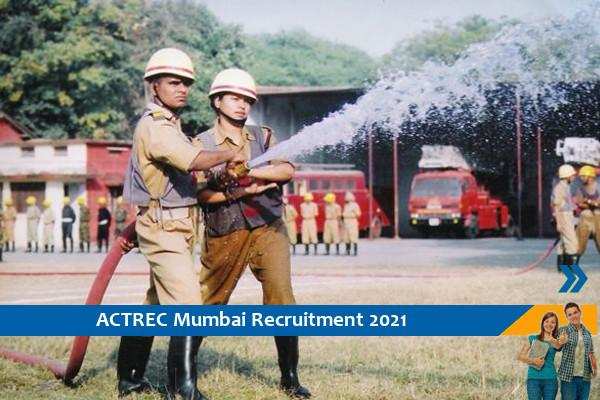 ACTREC Recruitment for the post of Fire Officer