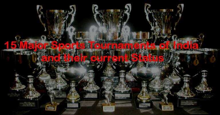 15 Major Sports Tournaments of India which we have forgotten