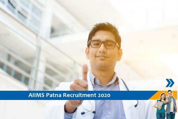 Recruitment for the post of Senior Resident Posts, AIIMS Patna