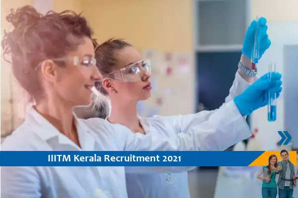 Recruitment 2021 for the post of Research Associate in IIITM Kerala