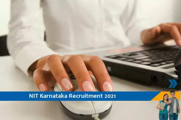 Recruitment for the post of Research Assistant in NIT Karnataka