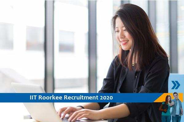 IIT Roorkee Recruitment for Project Associate Posts