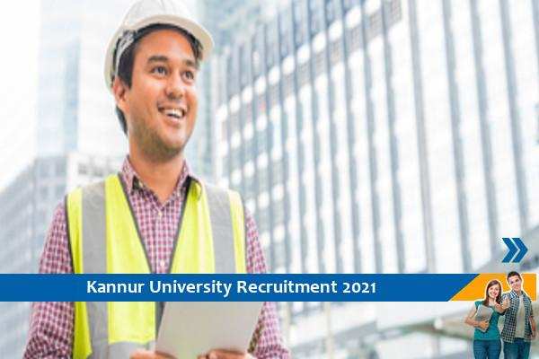 Recruitment of Executive Engineer at Kannur University