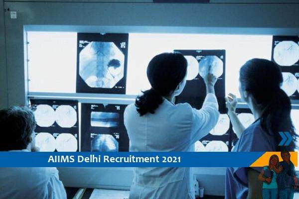 AIIMS Delhi Recruitment for the post of Radiology Technician