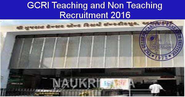 Job Alert: Professor and other Vacancies in GCRI-2016
