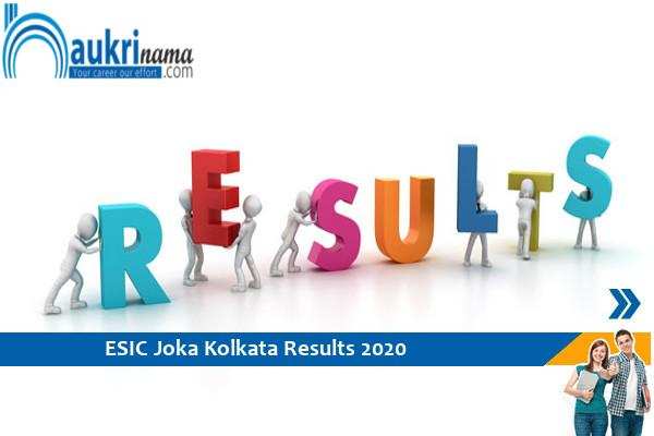 ESIC Joka  2020 Result  for   Senior Resident  Exam 2020  , Click here for the result