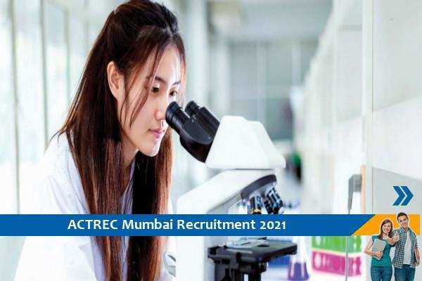 Recruitment of Lab Technician in ACTREC Mumbai