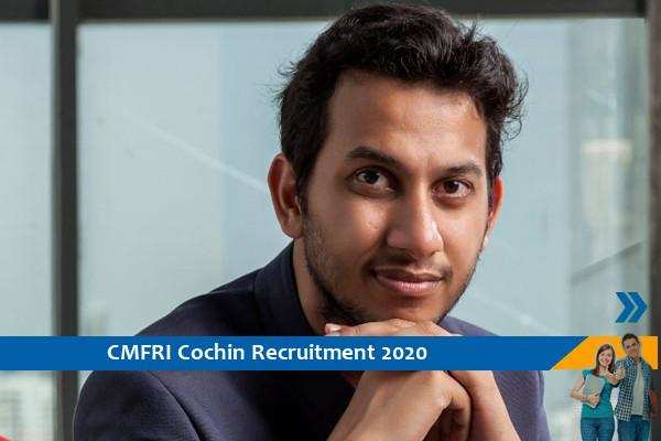 Recruitment of specialist positions in CMFRI Cochin