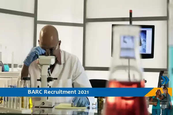 Recruitment for the post of Scientific Officer in BARC Mumbai