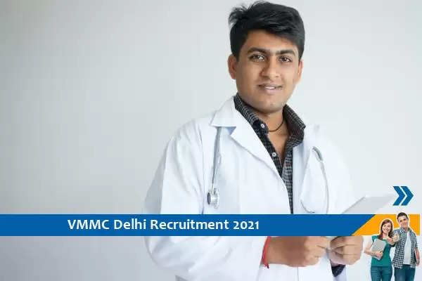Recruitment of vacant posts of Junior Resident in VMMC Delhi