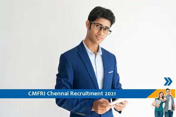 Recruitment of Young Professionals in CMFRI Tamil Nadu